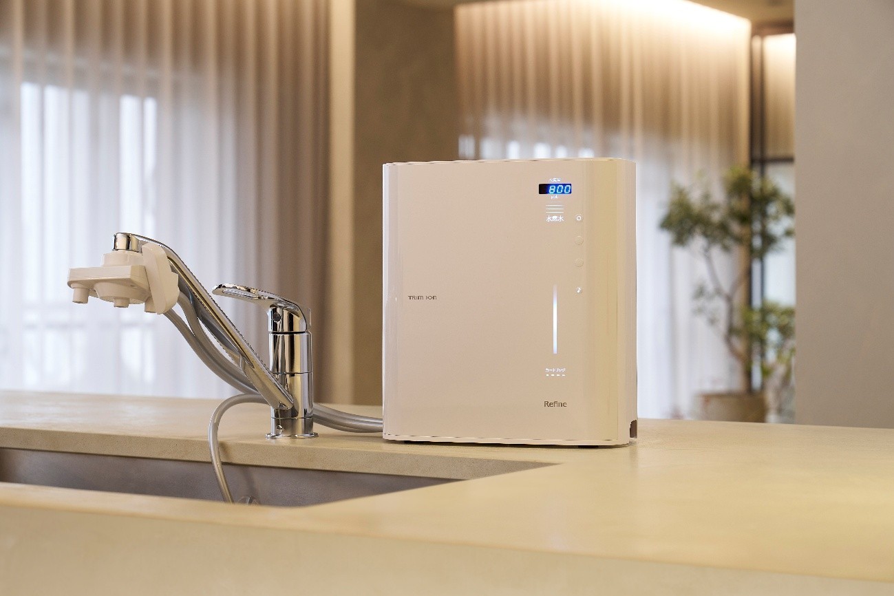 日本トリムの電解水素水整水器「TRIM ION Refine」♪新色ホワイトの